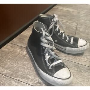 Converse Chuck Taylor All Star Platform High Top Black Gender Kids Size 5